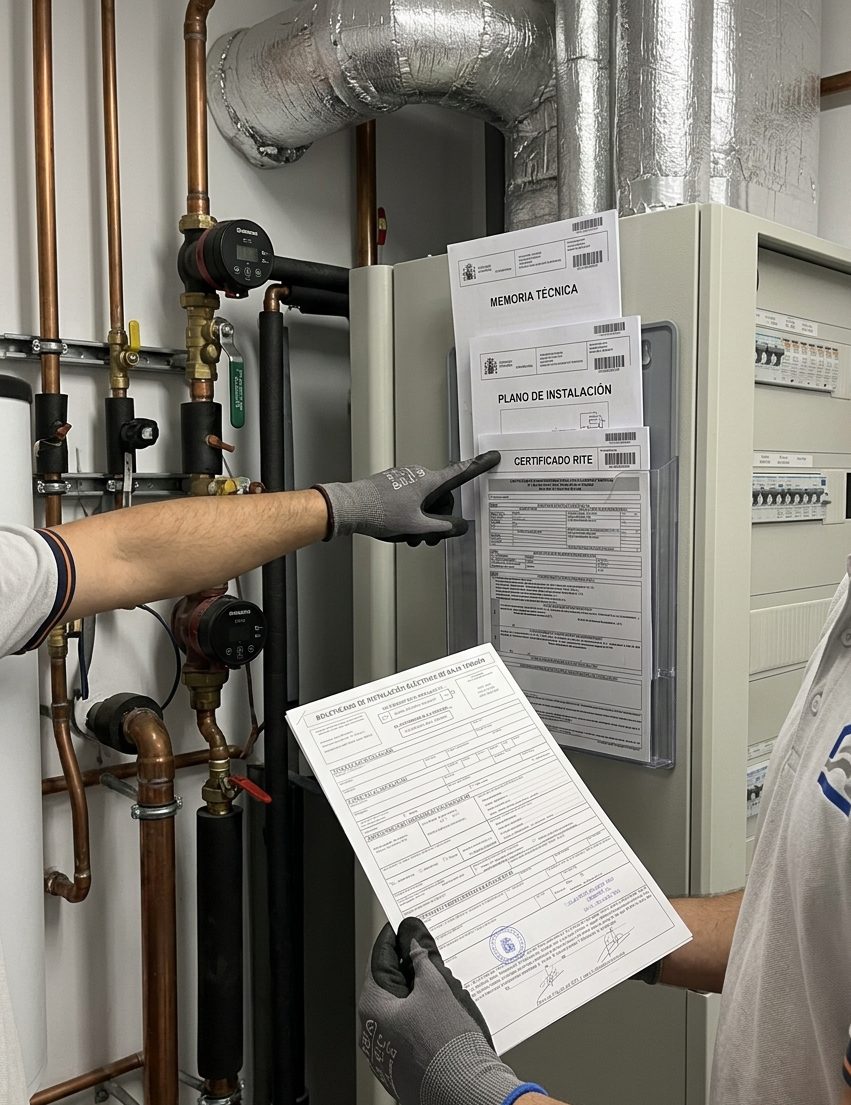 Documentación y certificados de instalación